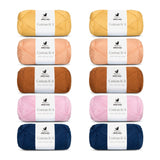 ANYDAY Cotton 8/4 Colorbag 10-pak