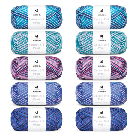 Anday Cotton 8/4 Imprimer Colorbag ​​10-pack