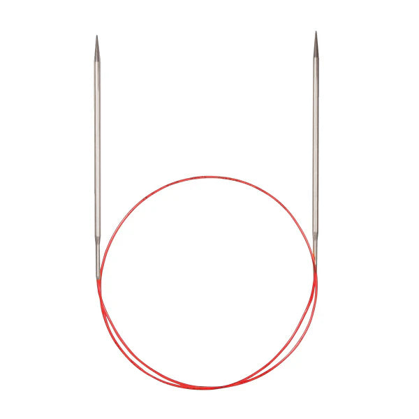 Addi Stick rond en argent en dentelle premium 2,50-8,00 mm 40 cm